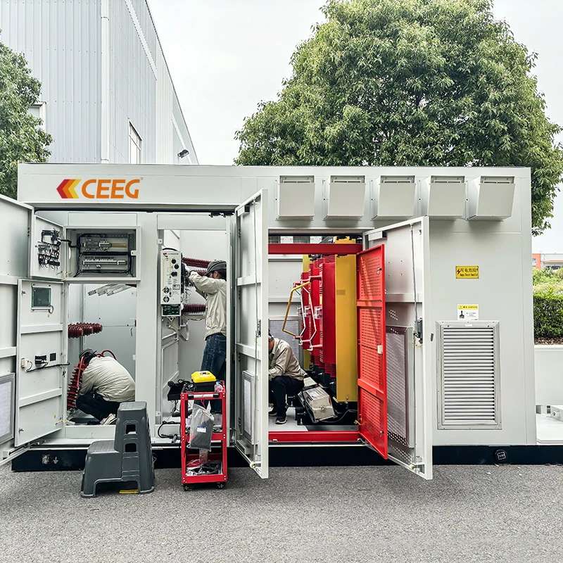 CEEG PCS Turnkey Station With MV Transformer Integrated